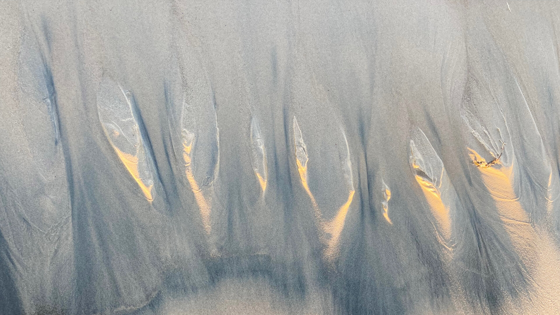 Meren muovaamaa hiekkaa